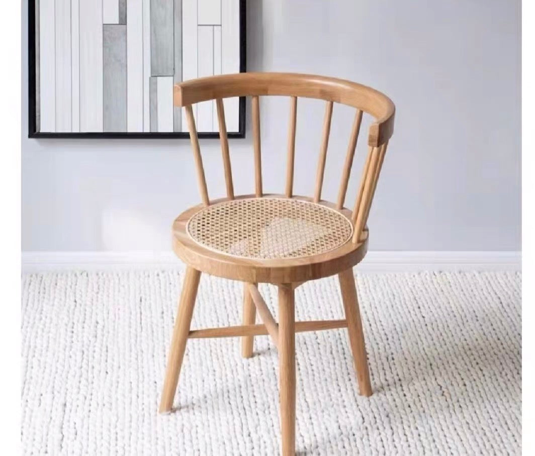 Wood Mesh Side Chair - 4 Seasons Home Gadgets