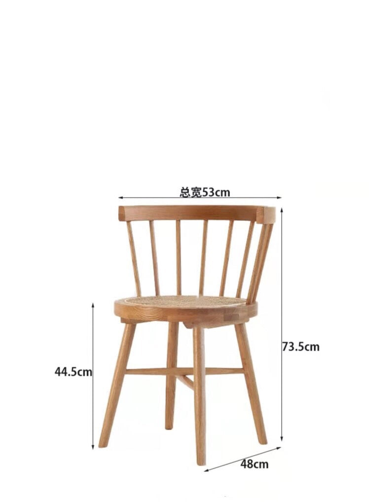 Wood Mesh Side Chair - 4 Seasons Home Gadgets