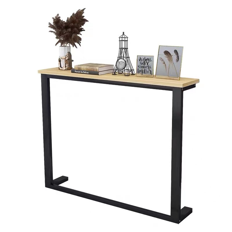 Wood Metal Frame Console Table - 4 Seasons Home Gadgets