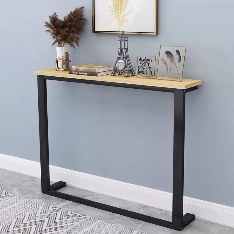 Wood Metal Frame Console Table - 4 Seasons Home Gadgets