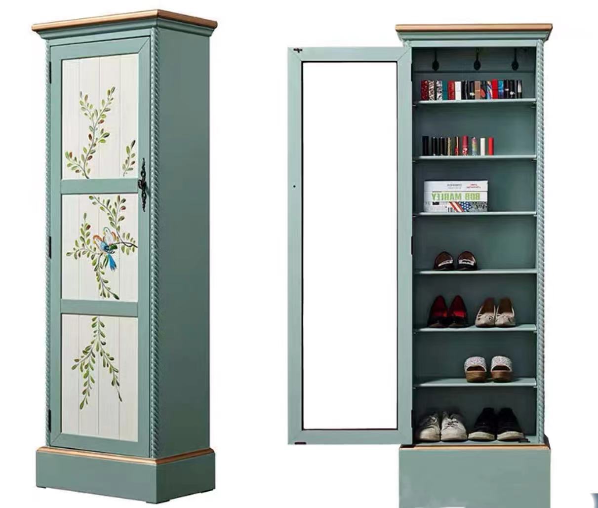 Wood Shoes Storage Cabinet - 4 Seasons Home Gadgets