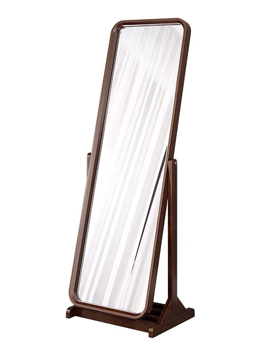 Wood Standing Floor Full Length Mirror - 4 Seasons Home Gadgets