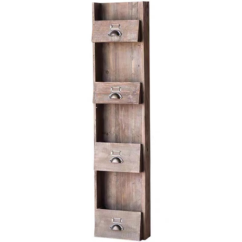 Wood Standing Magazine Rack - 4 Seasons Home Gadgets