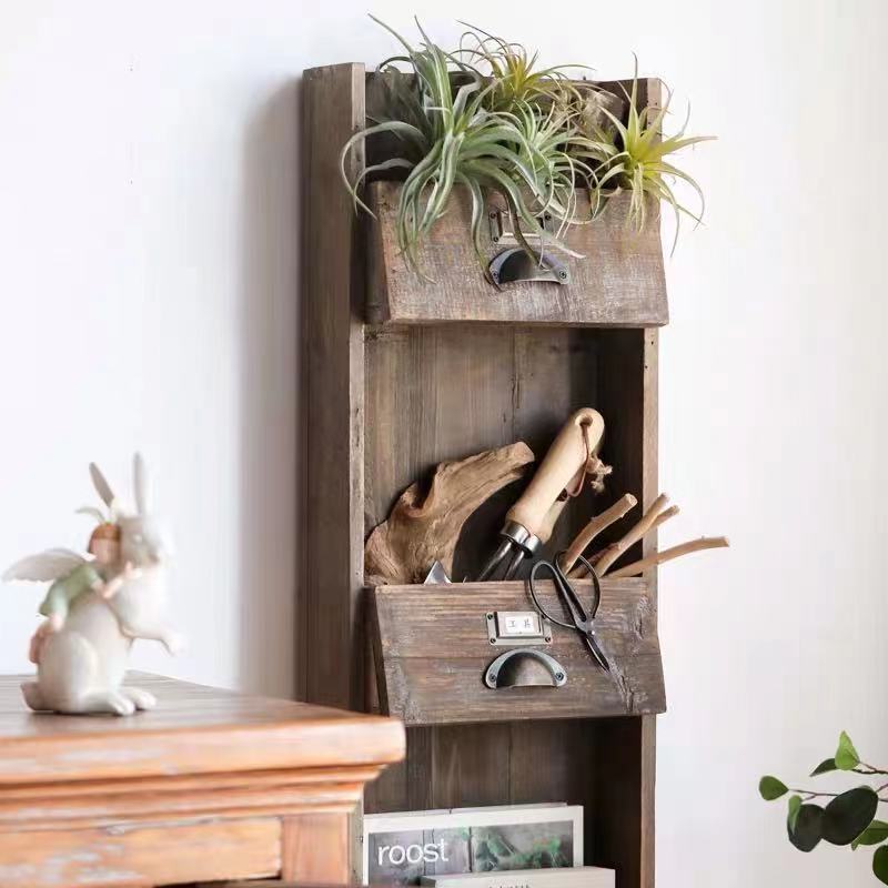 Wood Standing Magazine Rack - 4 Seasons Home Gadgets