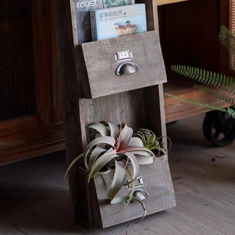 Wood Standing Magazine Rack - 4 Seasons Home Gadgets