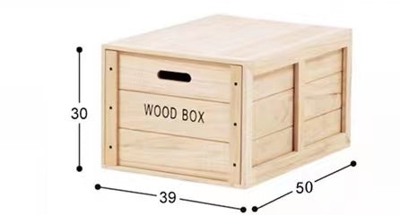 Wood Storage Box - 4 Seasons Home Gadgets