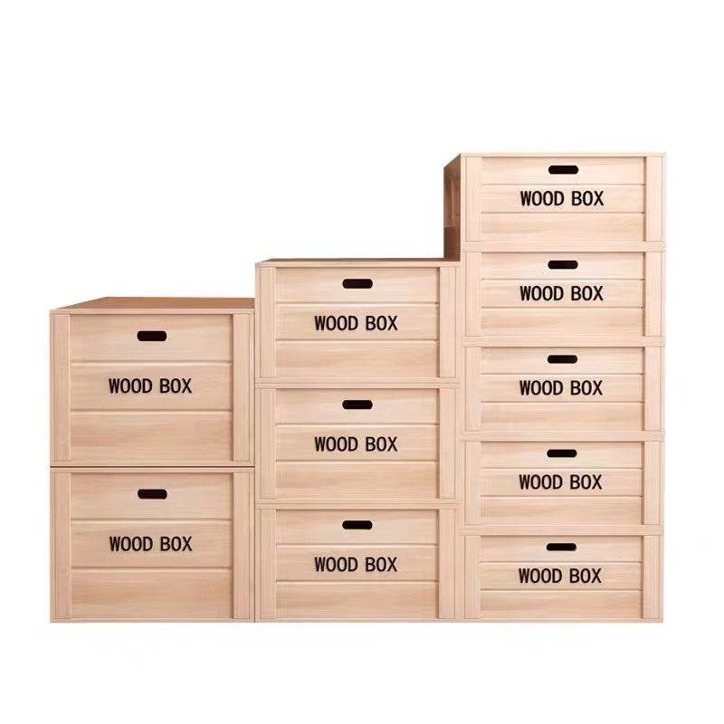 Wood Storage Box - 4 Seasons Home Gadgets