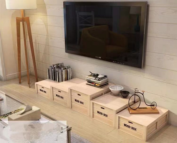 Wood Storage Box - 4 Seasons Home Gadgets