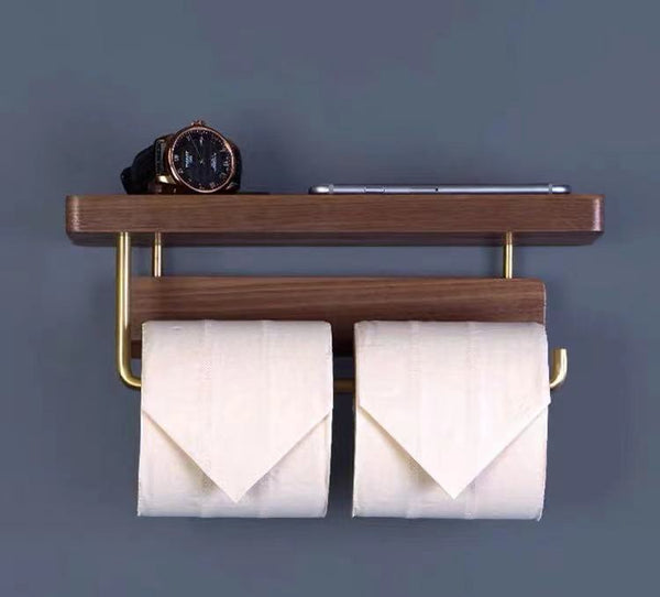 Wood Toilet Paper Rack - 4 Seasons Home Gadgets