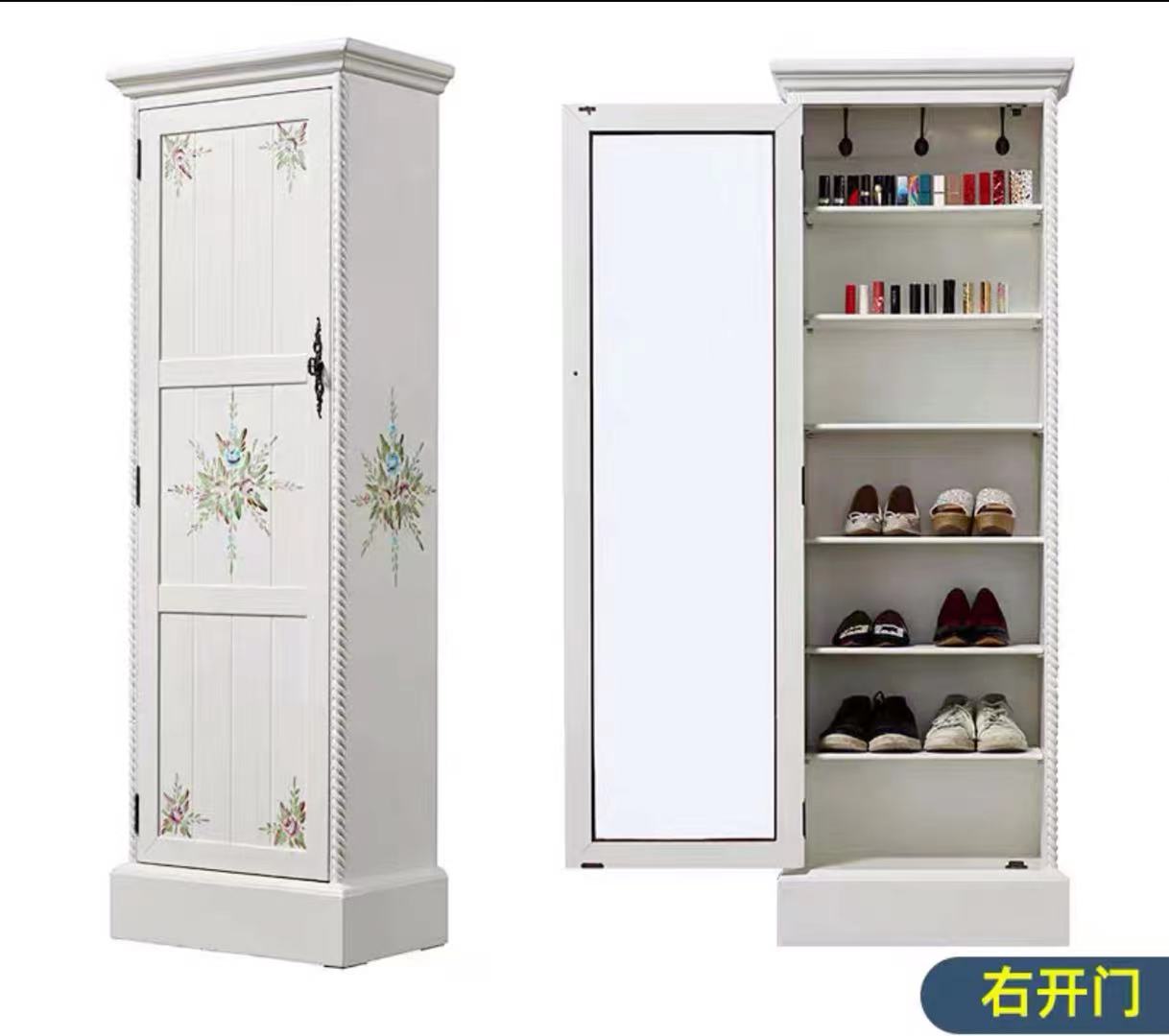 Wood Shoes Storage Cabinet - 4 Seasons Home Gadgets