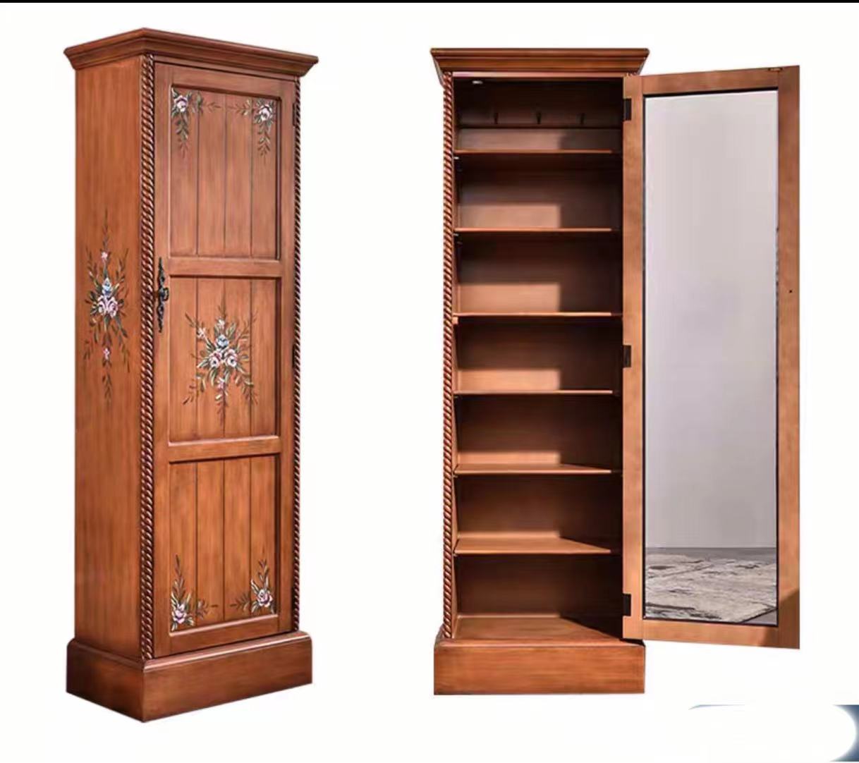 Wood Shoes Storage Cabinet - 4 Seasons Home Gadgets