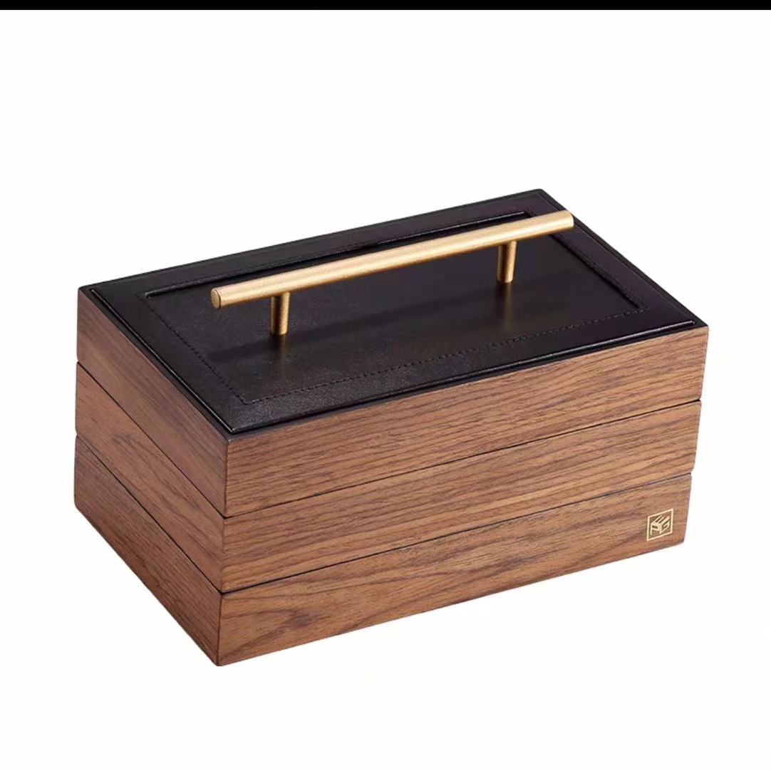 Wooded Jewelry Box With Hidden Layer - 4 Seasons Home Gadgets