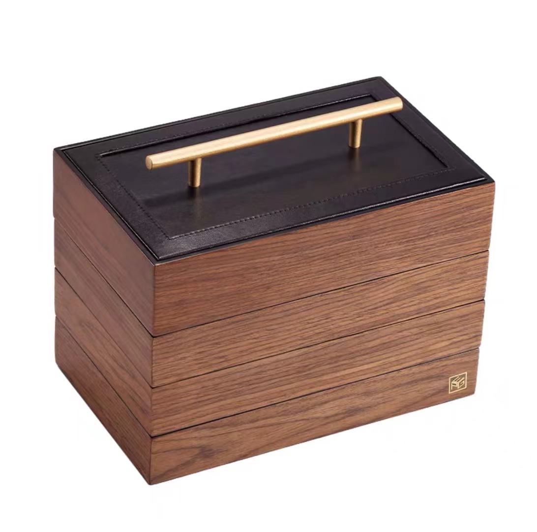 Wooded Jewelry Box With Hidden Layer - 4 Seasons Home Gadgets