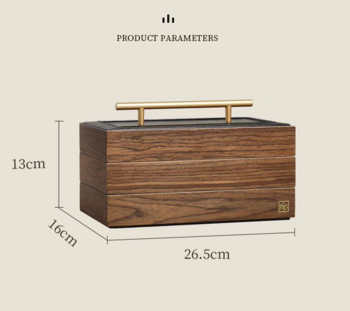 Wooded Jewelry Box With Hidden Layer - 4 Seasons Home Gadgets