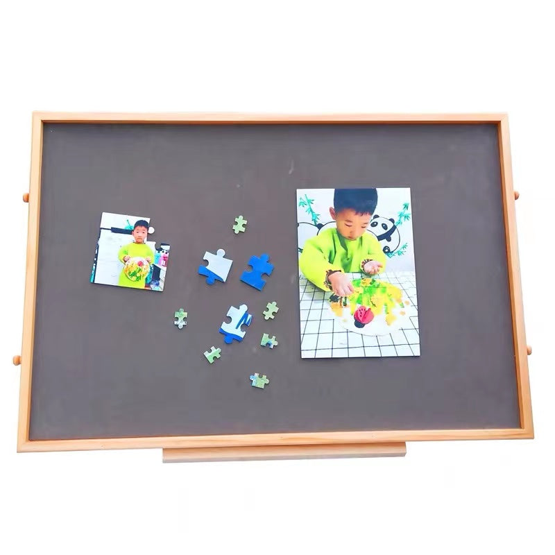 Wooden Puzzle Table - 4 Seasons Home Gadgets