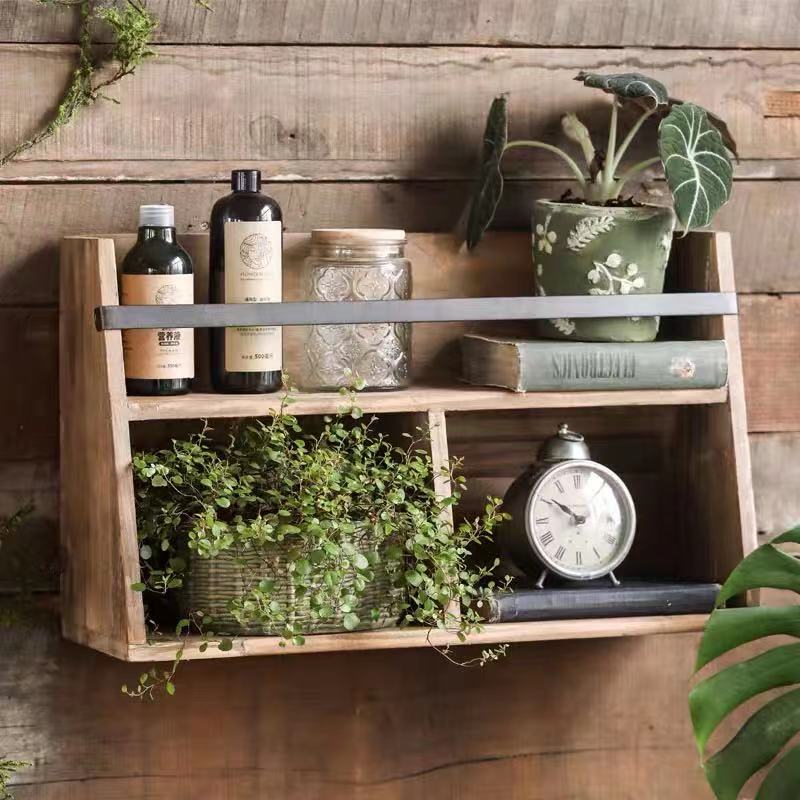 Wooden Wall Shelf - 4 Seasons Home Gadgets