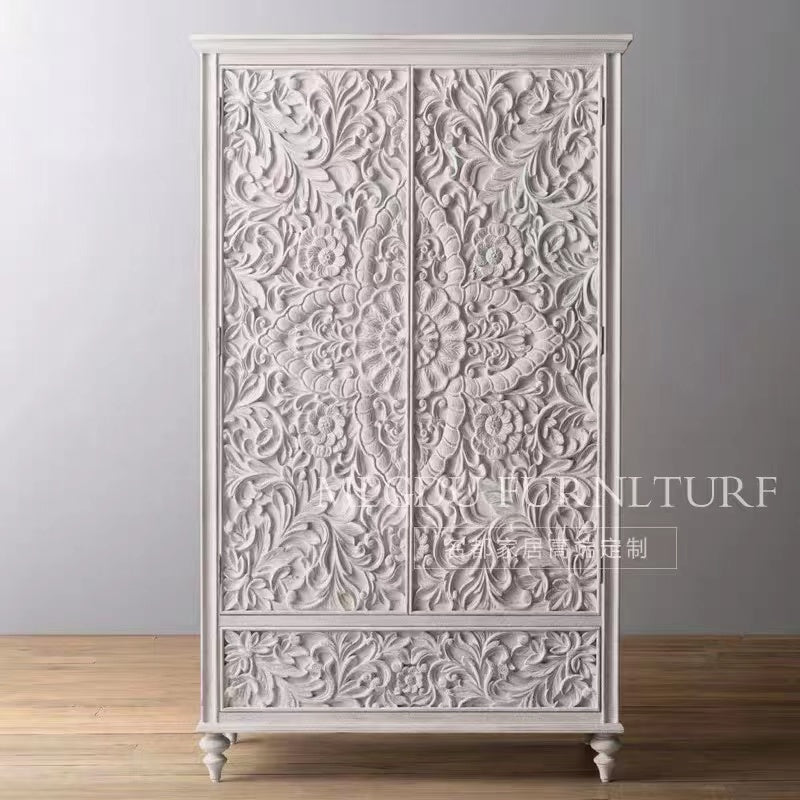 Wooden Wardrobe Armoire - 4 Seasons Home Gadgets