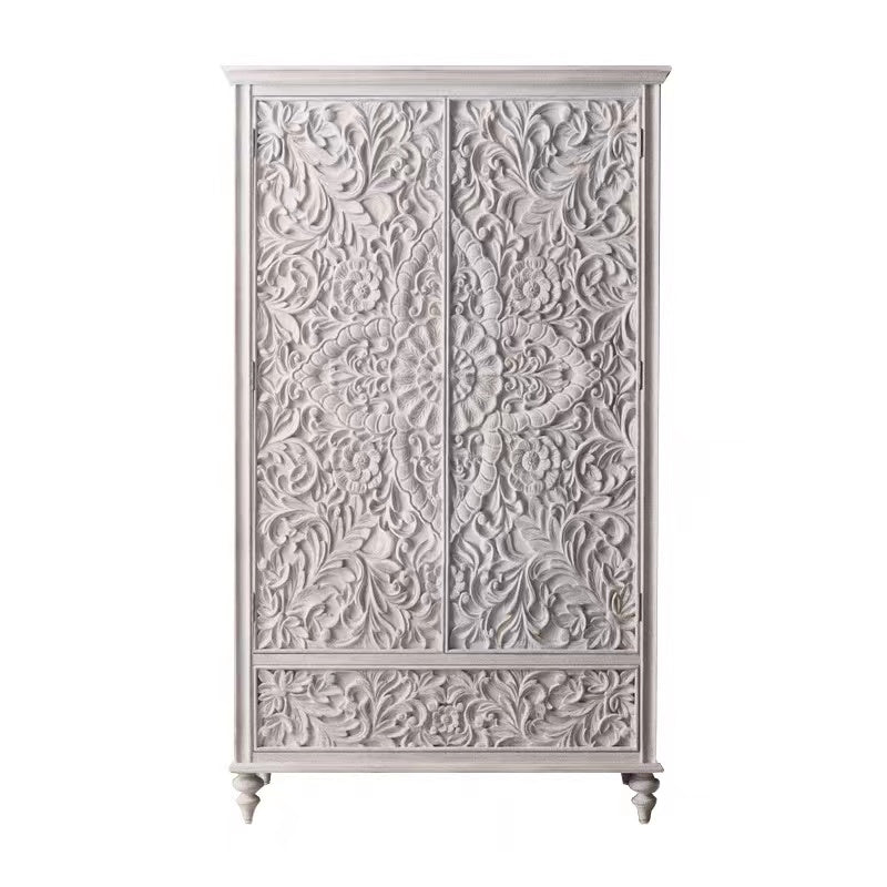 Wooden Wardrobe Armoire - 4 Seasons Home Gadgets