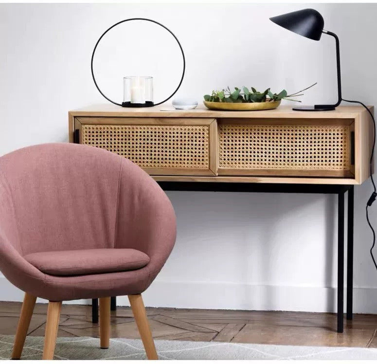 Woven Mesh Console Table - 4 Seasons Home Gadgets