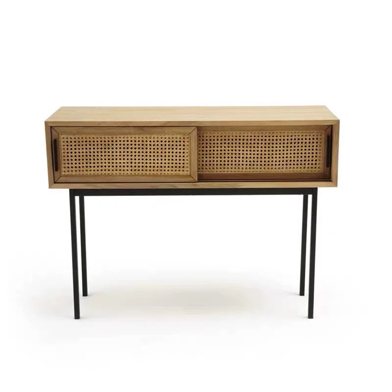 Woven Mesh Console Table - 4 Seasons Home Gadgets