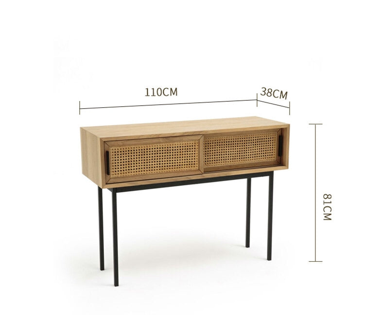 Woven Mesh Console Table - 4 Seasons Home Gadgets