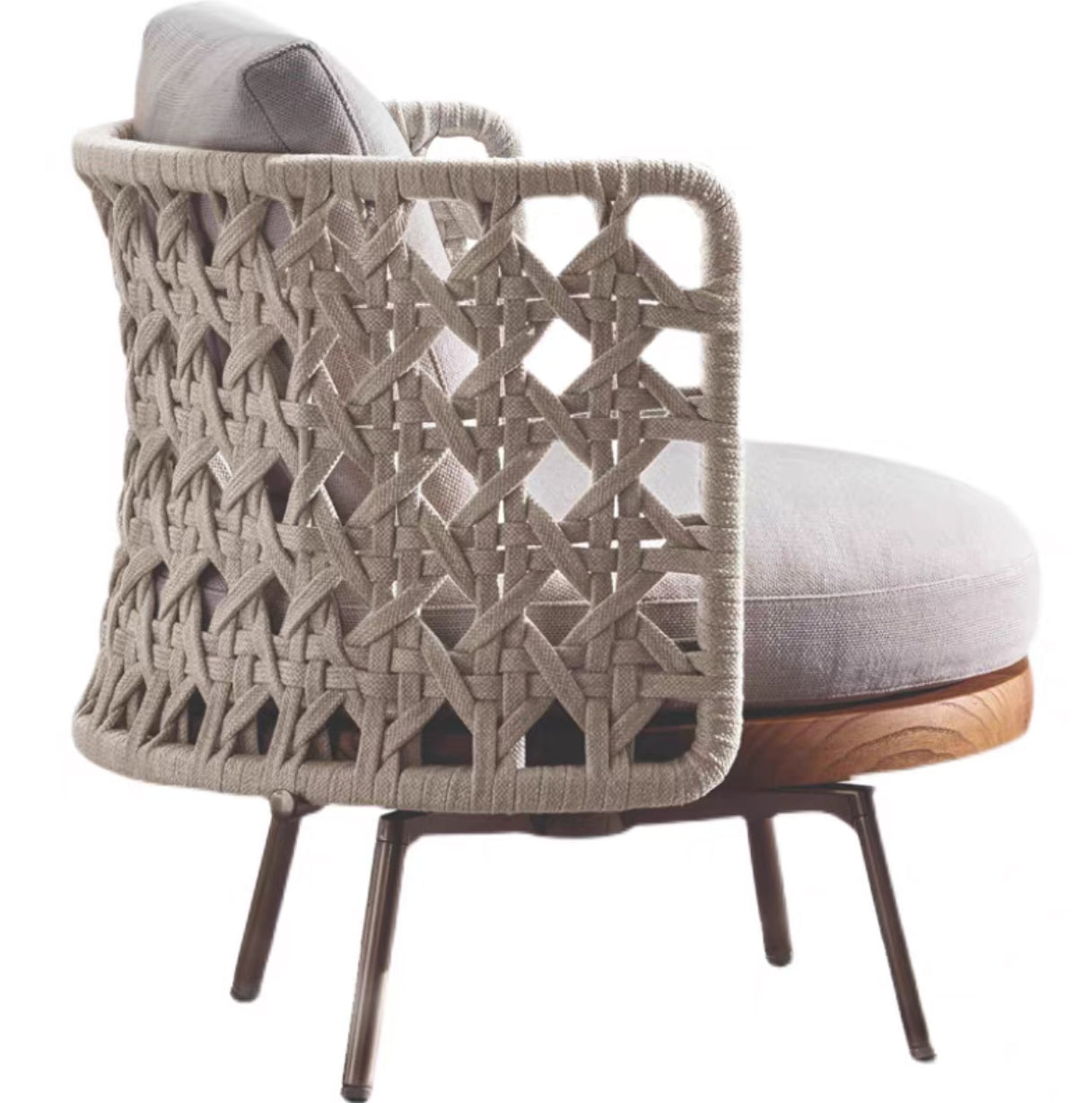 Woven Side Chair & Table Set - 4 Seasons Home Gadgets