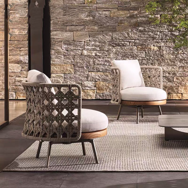Woven Side Chair & Table Set - 4 Seasons Home Gadgets