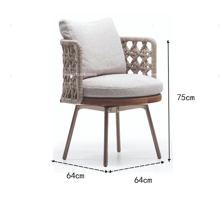 Woven Side Chair & Table Set - 4 Seasons Home Gadgets