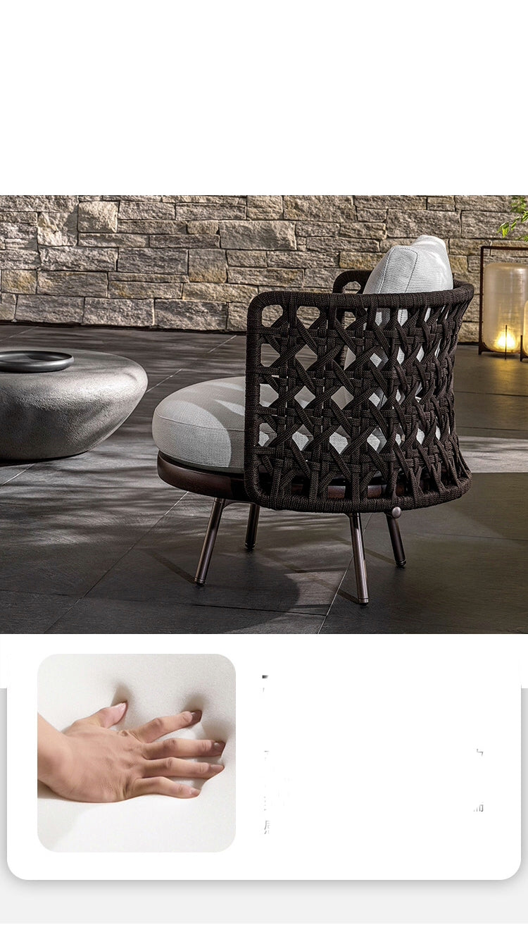 Woven Side Chair & Table Set - 4 Seasons Home Gadgets