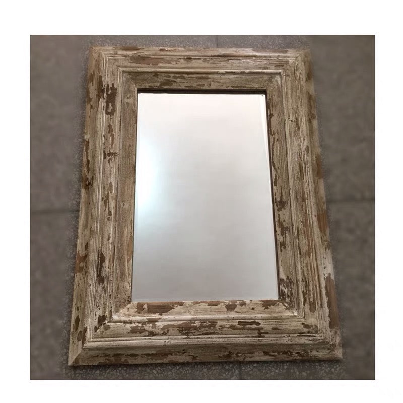 Yearwood Rectangle Wood Wall Mirror - 4 Seasons Home Gadgets