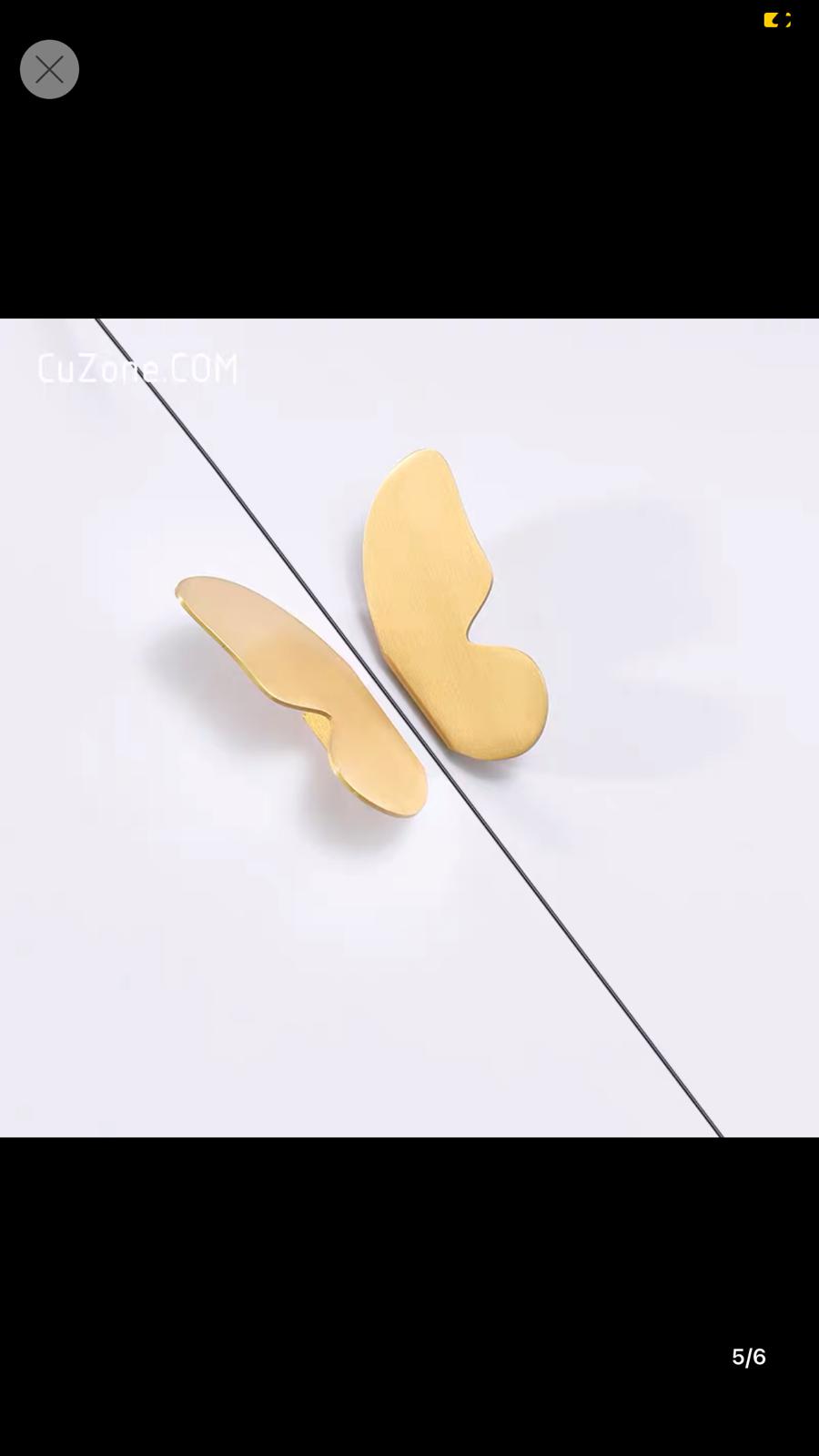 Dragonfly Butterfly Brass Knobs - 4 Seasons Home Gadgets