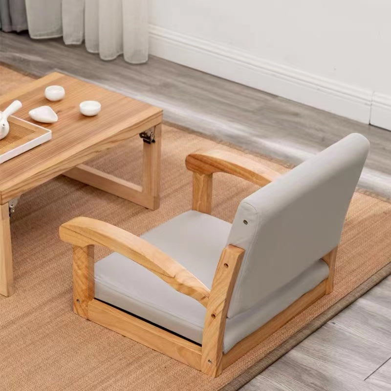 Floor Chair In Grey - 4 Seasons Home Gadgets