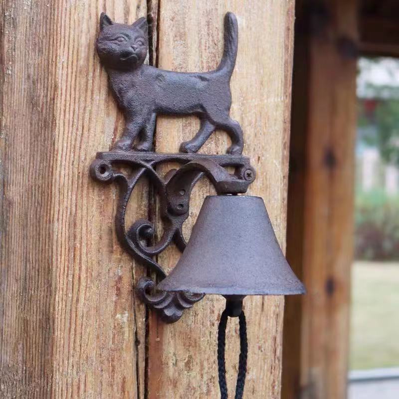 Iron Cat Ringing Door Bell - 4 Seasons Home Gadgets