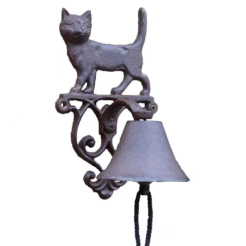 Iron Cat Ringing Door Bell - 4 Seasons Home Gadgets