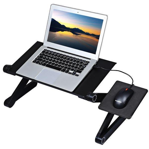Adjustable ergonomic portable aluminum laptop desk - 4 Seasons Home Gadgets