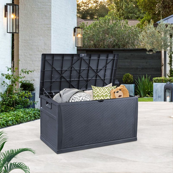 Outdoor Patio Deck Storage Bench - 4 Seasons Home Gadgets