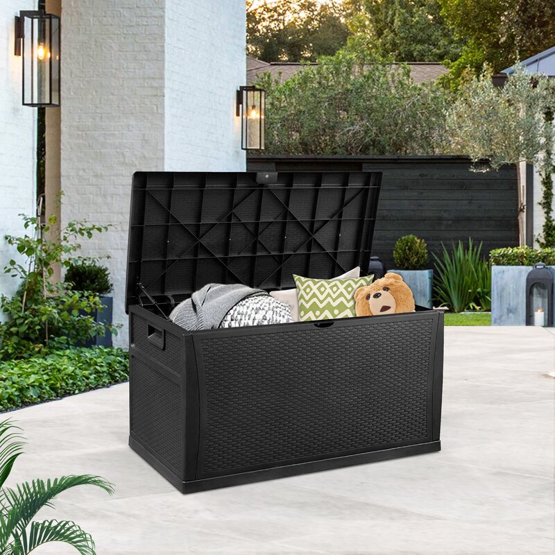 Outdoor Patio Deck Storage Bench - 4 Seasons Home Gadgets