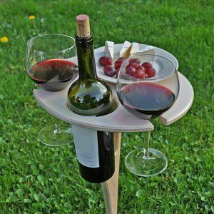 Outdoor Folding Wine Table - 4 Seasons Home Gadgets