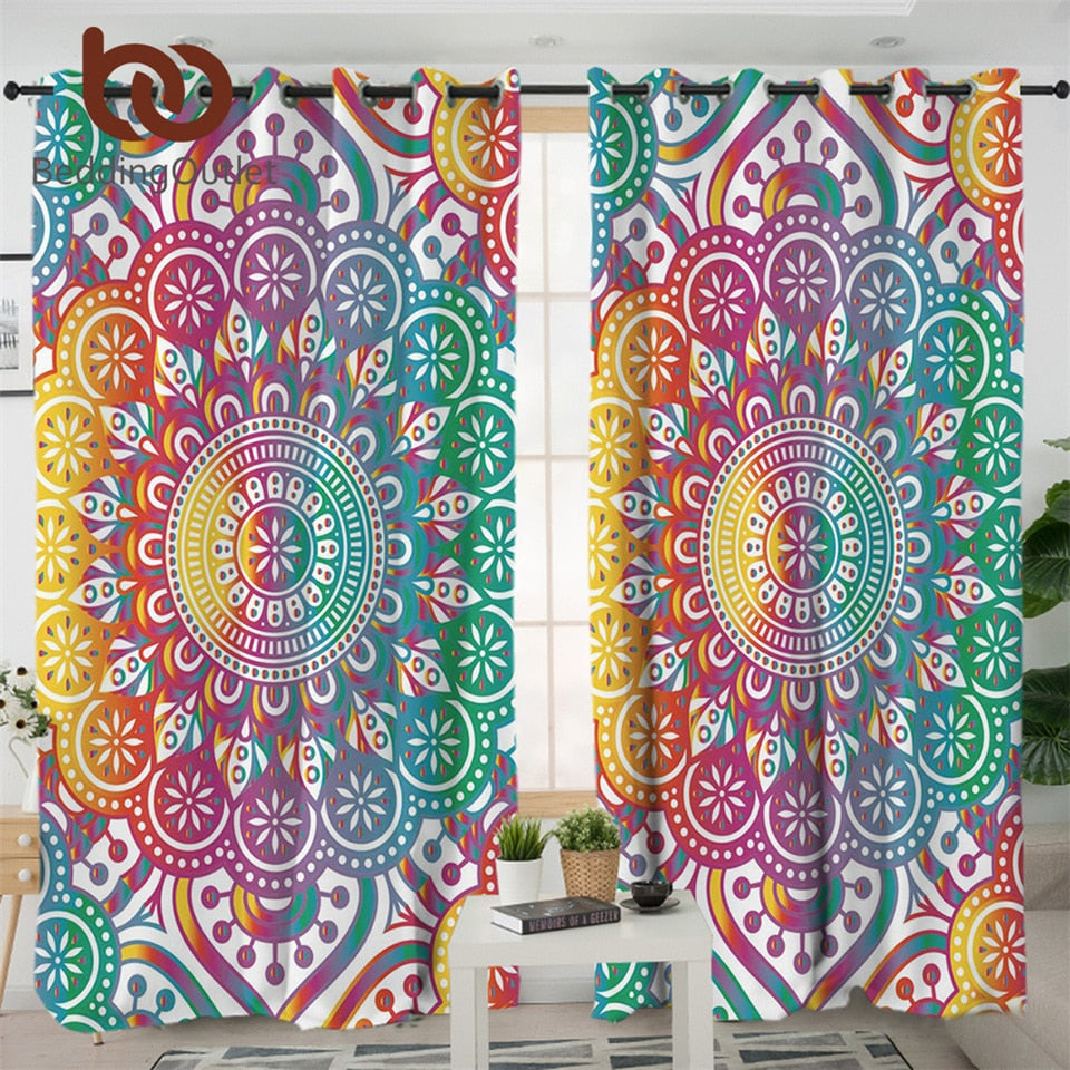 Mandala Blackout Curtain - 4 Seasons Home Gadgets