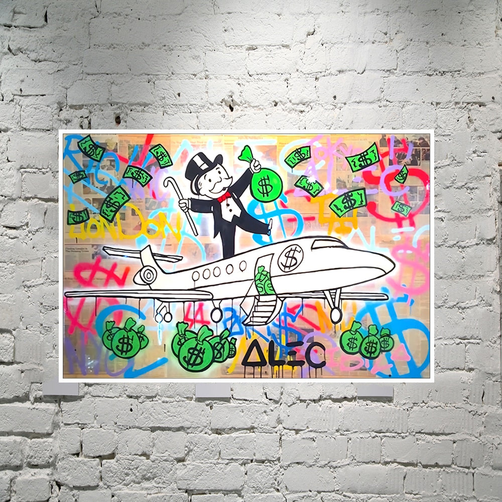 Alec Monopolies Monopoly Wall Art - 4 Seasons Home Gadgets