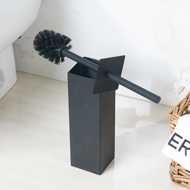 Gold Free Stand Toilet Brush Holder - 4 Seasons Home Gadgets