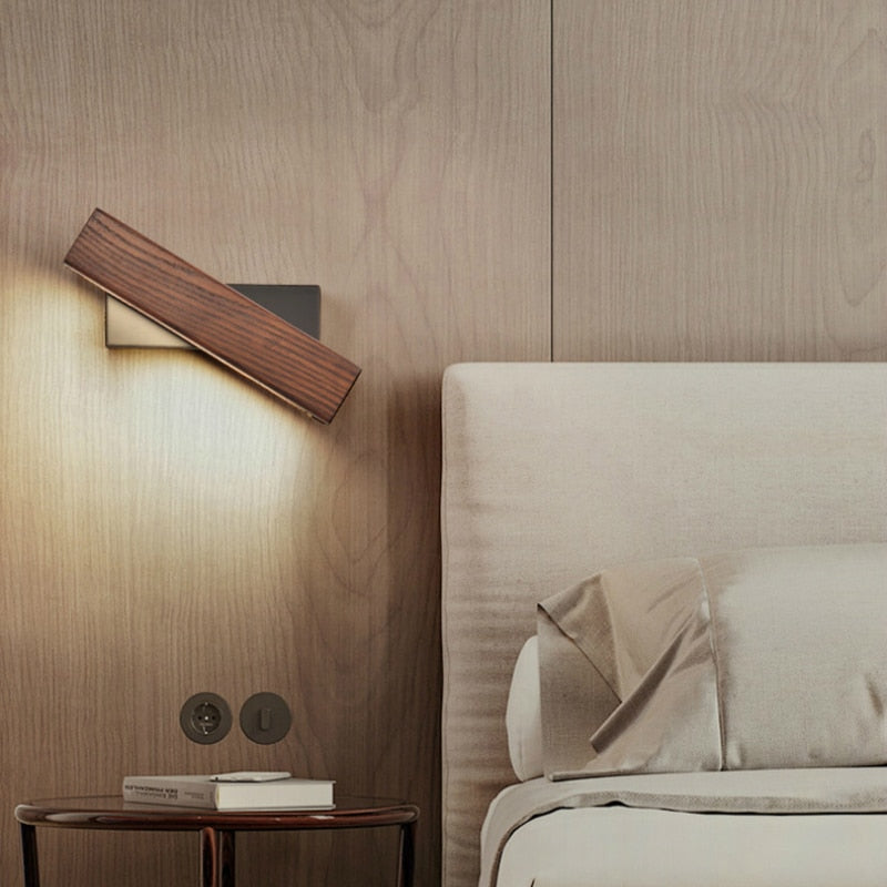 Wooden LED Rotating Lamp - 4 Seasons Home Gadgets