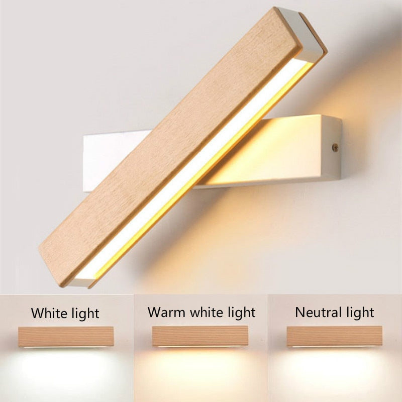 Wooden LED Rotating Lamp - 4 Seasons Home Gadgets