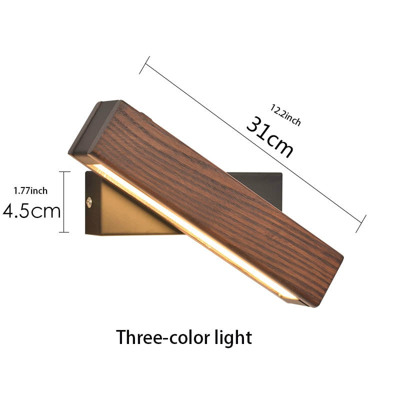 Wooden LED Rotating Lamp - 4 Seasons Home Gadgets