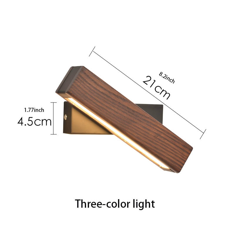 Wooden LED Rotating Lamp - 4 Seasons Home Gadgets