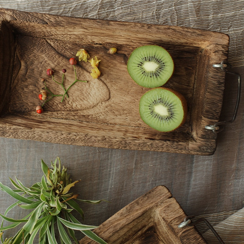 Wood Log Serving Tray - 4 Seasons Home Gadgets