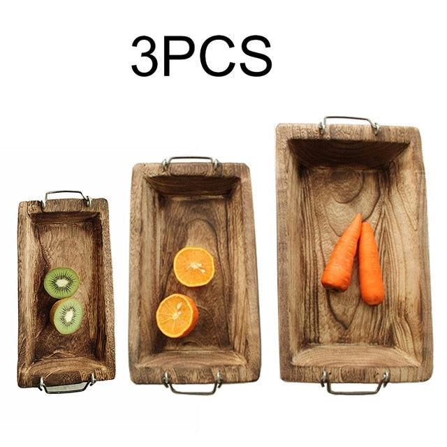 Wood Log Serving Tray - 4 Seasons Home Gadgets