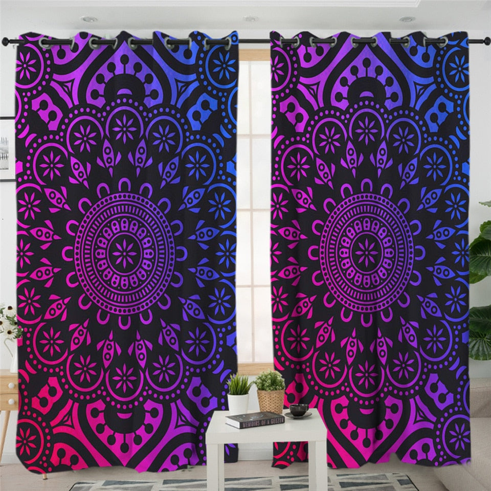 Mandala Blackout Curtain - 4 Seasons Home Gadgets