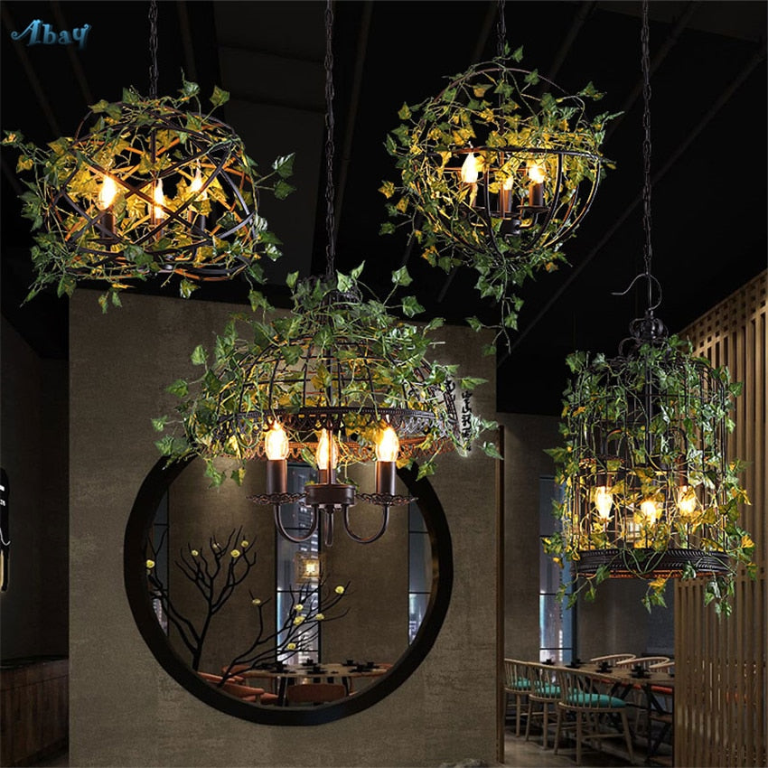 Vintage Birdcage Hanging Chandelier - 4 Seasons Home Gadgets