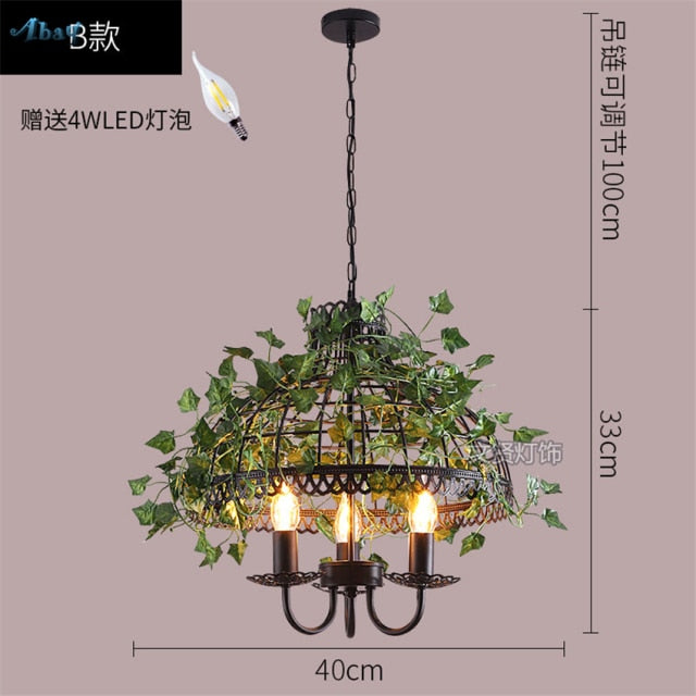 Vintage Birdcage Hanging Chandelier - 4 Seasons Home Gadgets